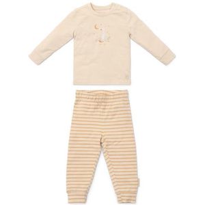 Tweedelige pyjama - Zand - Gestreept-74/80