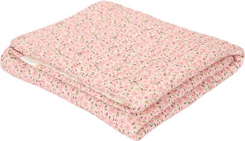 Little Dutch - Ledikant Deken - Fairy Floral - 100% Biologisch Katoen - Dubbelzijdig