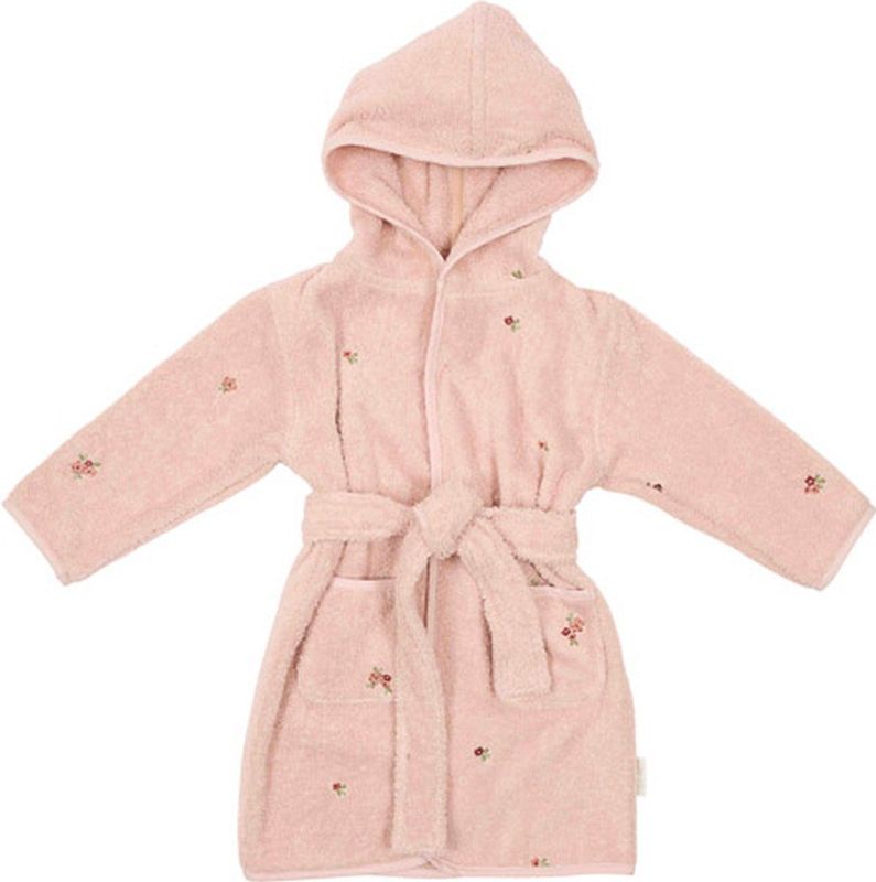 Little Dutch - Badjas Fairy Garden Blossom - Roze - Geborduurd