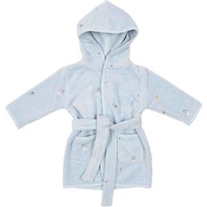 Forest Friends - Badjas - Blauw - 100% Biologisch Katoen