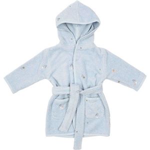 Forest Friends - Badjas - Blauw - 100% Biologisch Katoen