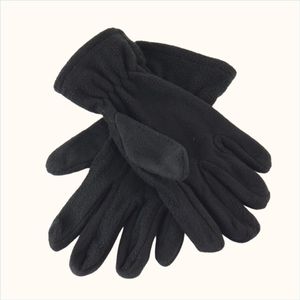 HIXA Fleece Handschoenen Winter Zwart Heren Dames