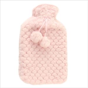 MARBEAUX - Kruik - Warmwaterkruik met Zachte Hoes - Roze - 2 Liter - Kruik