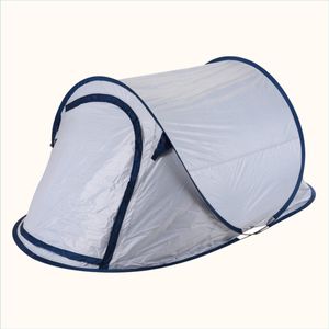 HIXA Pop up Tent Dark en Cold 1 Persoons Grijs 220x120x95