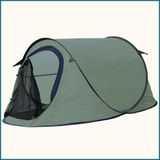 HIXA Pop-Up Tent - Groen - 1 Persoons - Festival - 220x120x95cm