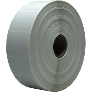 DULA Compatible Zebra Labels 32x25mm - 2580 etiketten per rol - kern 25mm - Wit - Permanent - 1 rol