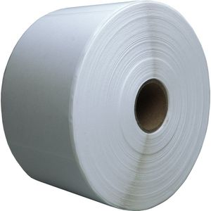 DULA Compatible Zebra Labels 57x76mm - 930 etiketten per rol - kern 25mm - Wit - Permanent - 1 rol