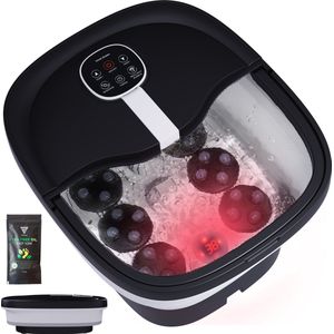 Vivid Green Voetenbad Automatische Massage 14L - Verwarmt tot 48°C - Zwart