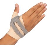 Dunimed CMC Duimbrace - Duimsupport voor Artrose - Stabiliteit & Herstel van de Duim - Maat M - Links - Grijs