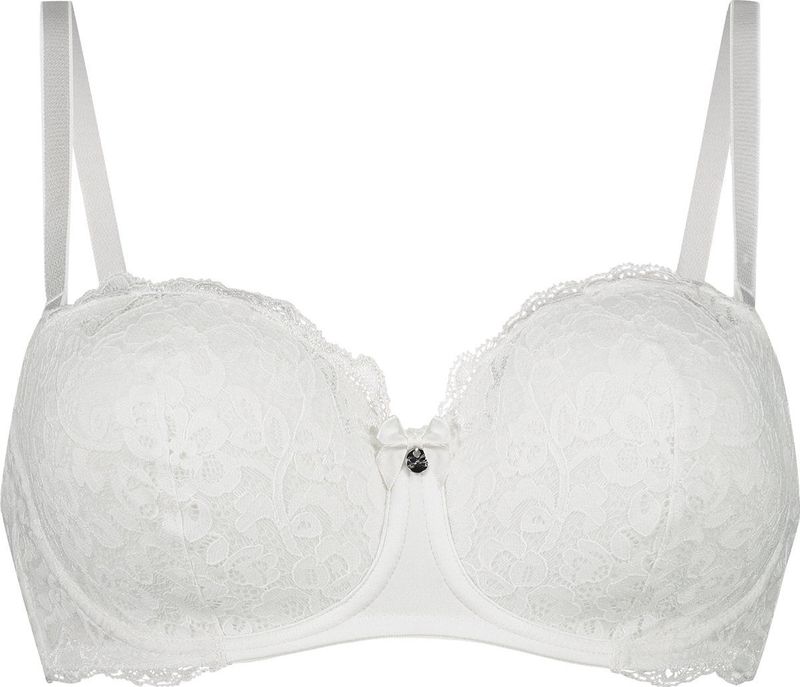 Hunkemöller - Voorgevormde Beugel Bh - Marine - Wit