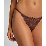 String - Zwart - Kant - Normale Pasvorm