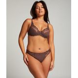 Hunkemöller Dames Lingerie Niet-voorgevormde beugel bh Diva - Bruin - maat B70