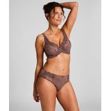 Hunkemöller Dames Lingerie Niet-voorgevormde beugel bh Diva - Bruin - maat B70
