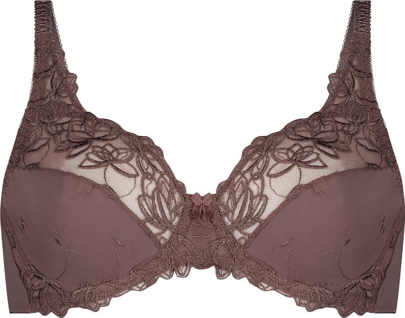 Hunkemöller Dames Lingerie Niet-voorgevormde beugel bh Diva - Bruin - maat B70