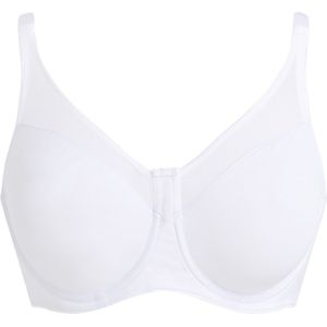 Hunkemöller Dames Lingerie Niet-voorgevormde minimizer beugel bh Nina - Wit - maat C80