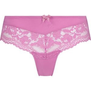 Hunkemöller Dames Lingerie Brazilian short Valencia - Roze - maat L