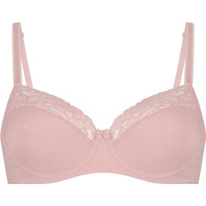 Hunkemöller Dames Lingerie Niet-voorgevormde beugel bh Sophie - Roze - maat C80
