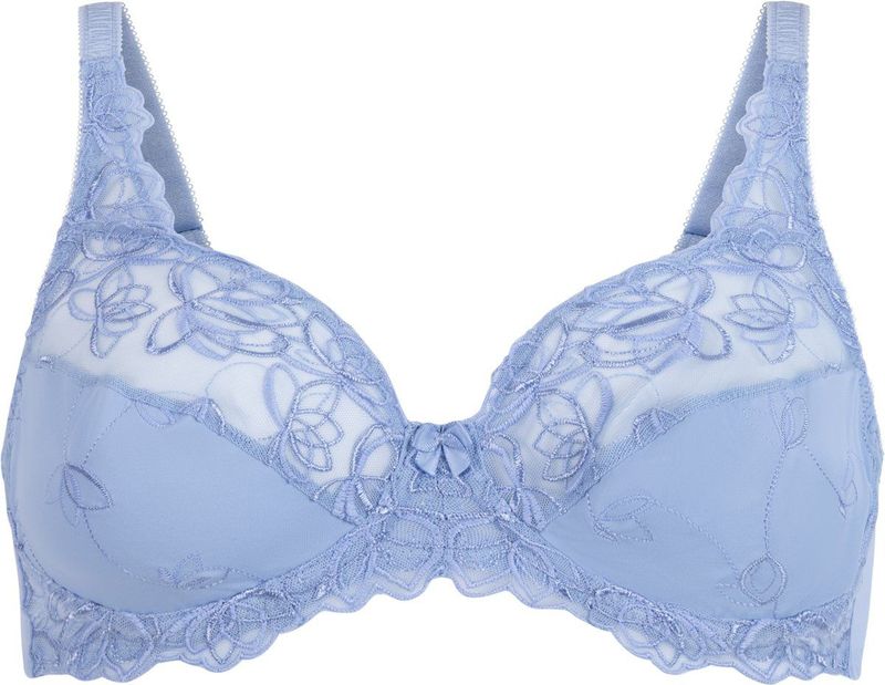 Hunkemöller - Diva - Niet-voorgevormde Beugel Bh - Blauw