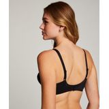 Hunkemöller Dames Lingerie Niet-voorgevormde bh zonder beugel Sara - Zwart - maat B75