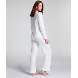 Hunkemöller - Jersey Essential - Nachtmode Broek - Wit