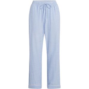 Hunkemöller - Pyjamabroek - Lichtblauw/Wit - Jersey - Gestreept
