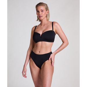 Hunkemöller - Neopreen Bandeau-bikinitop - Zwart