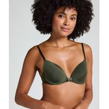 Hunkemöller - Voorgevormde Beugel Bh Plunge - Groen - D70
