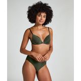 Hunkemöller - Voorgevormde Beugel Bh Plunge - Groen - D70