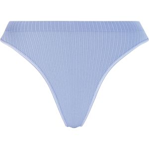 Hunkemöller Dames Lingerie Hoog uitgesneden string Dianne - Blauw - maat XS
