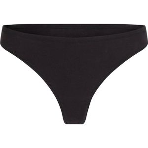 Hunkemöller Dames Lingerie String Katoen Kira - Zwart - maat S