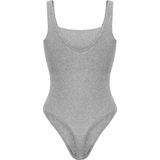 Hunkemöller - Katoenen Rib Body - Grijs