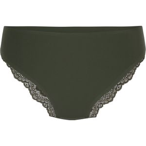 Hunkemöller - Invisible Brazilian Lace Back - Slips - Groen