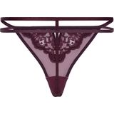 6-pack J&C Naadloze dames string 1701 Rood - maat M