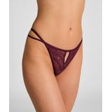 6-pack J&C Naadloze dames string 1701 Rood - maat M