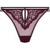 6-pack J&C Naadloze dames string 1701 Rood - maat M