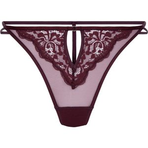6-pack J&C Naadloze dames string 1701 Rood - maat M