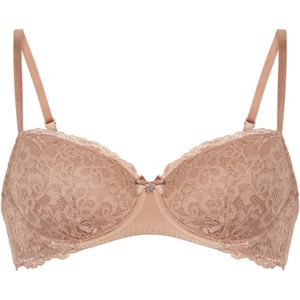 Hunkemöller - Marine - BH - Cappuccino - Demi Cup - Met Beugel