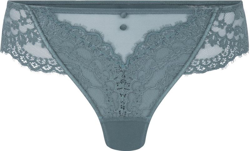 Hunkemöller - String Daisy - Blauw - Dames Lingerie