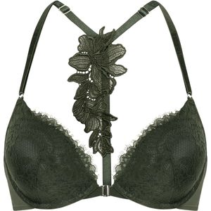 Hunkemöller - Amara - Voorgevormde Push-up Beugel Bh - Groen