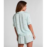 Hunkemöller - Dames Nachtmode - Viscose Short - Groen