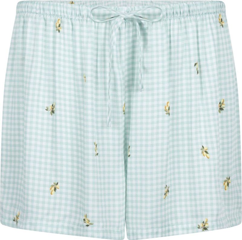 Hunkemöller - Dames Nachtmode - Viscose Short - Groen