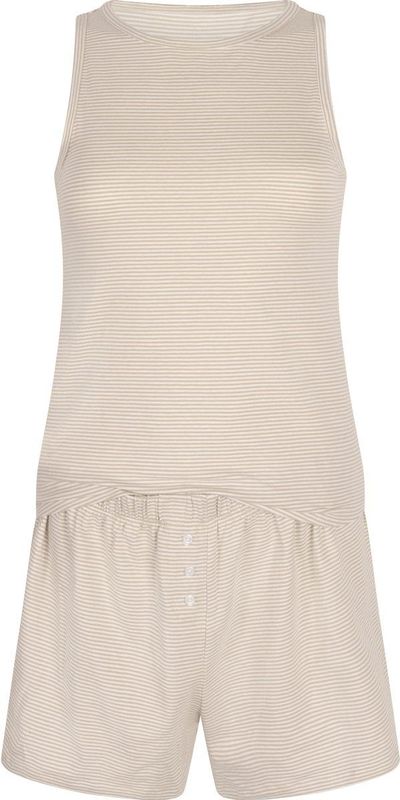Hunkemöller - Pyjamaset - Beige - Singlet Jersey