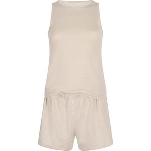 Hunkemöller - Pyjamaset - Beige - Singlet Jersey