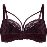 Hunkemöller - Isadora - Niet-voorgevormde Beugel Bh - Rood