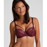 Hunkemöller - Isadora - Niet-voorgevormde Beugel Bh - Rood