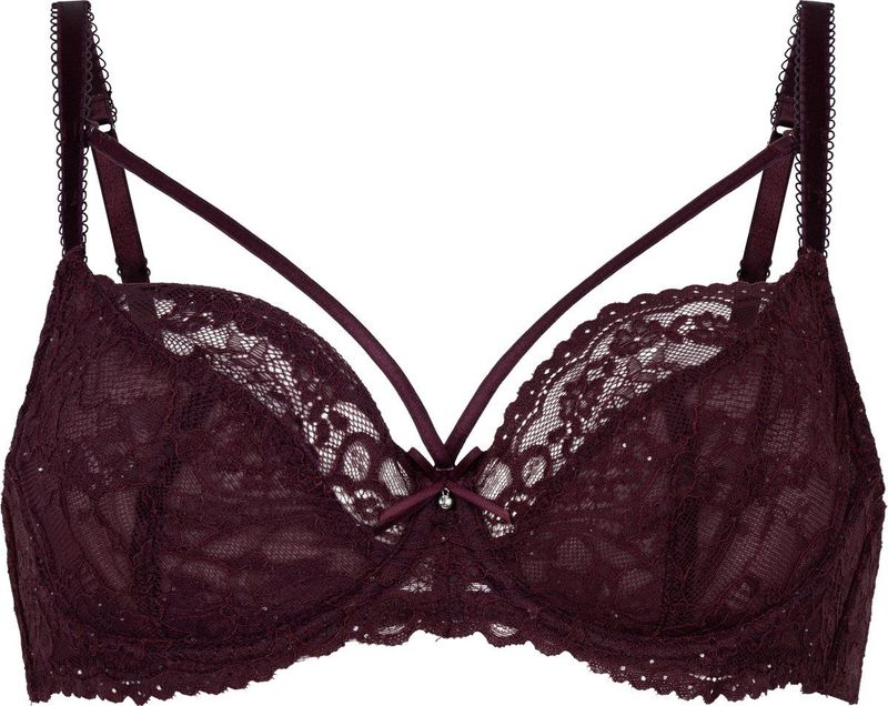 Hunkemöller - Isadora - Niet-voorgevormde Beugel Bh - Rood