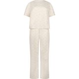 Hunkemöller - Pyjamaset - Wit - Tweedelig - T-shirt met Korte Mouwen en Lange Broek