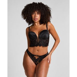 Hunkemöller - Grace - Bustier - Zwart - Soft Cup - Verwijderbare Bandjes