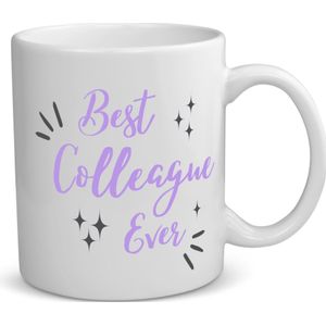 Akyol - best colleague ever koffiemok - theemok - Collega - een collega - werk - afscheidscadeau - verjaardagscadeau - kado - 350 ML inhoud