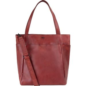 Legend Dames Tas - Shopper - Leer - Rood - Joy